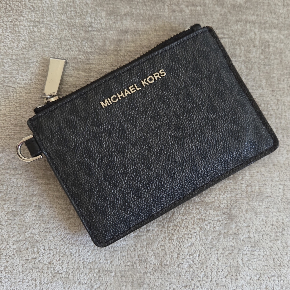 Michael Kors Jet Set Travel Small Signature Logo Coin Purse